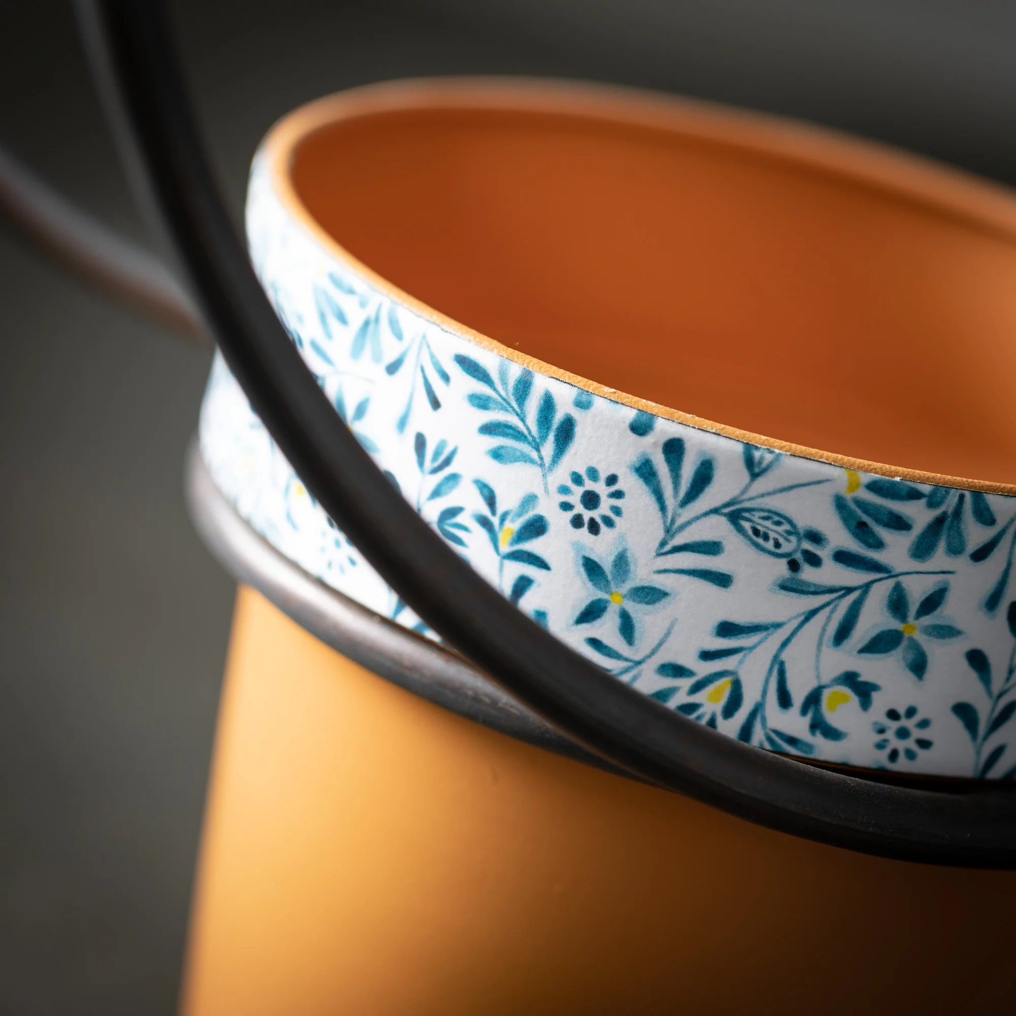 Sullivans Hanging Metal Ring Metal Planter 14.5