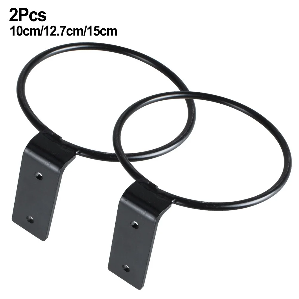 2Pcs Wall-mounted Plant Holder Ring Flower Pot Stand Plant Metal Hook Hanging