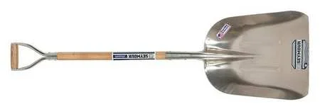 SEYMOUR MIDWEST STRUCTRON Western Scoop Shovel,36 in Handle,12 ga 49267GR