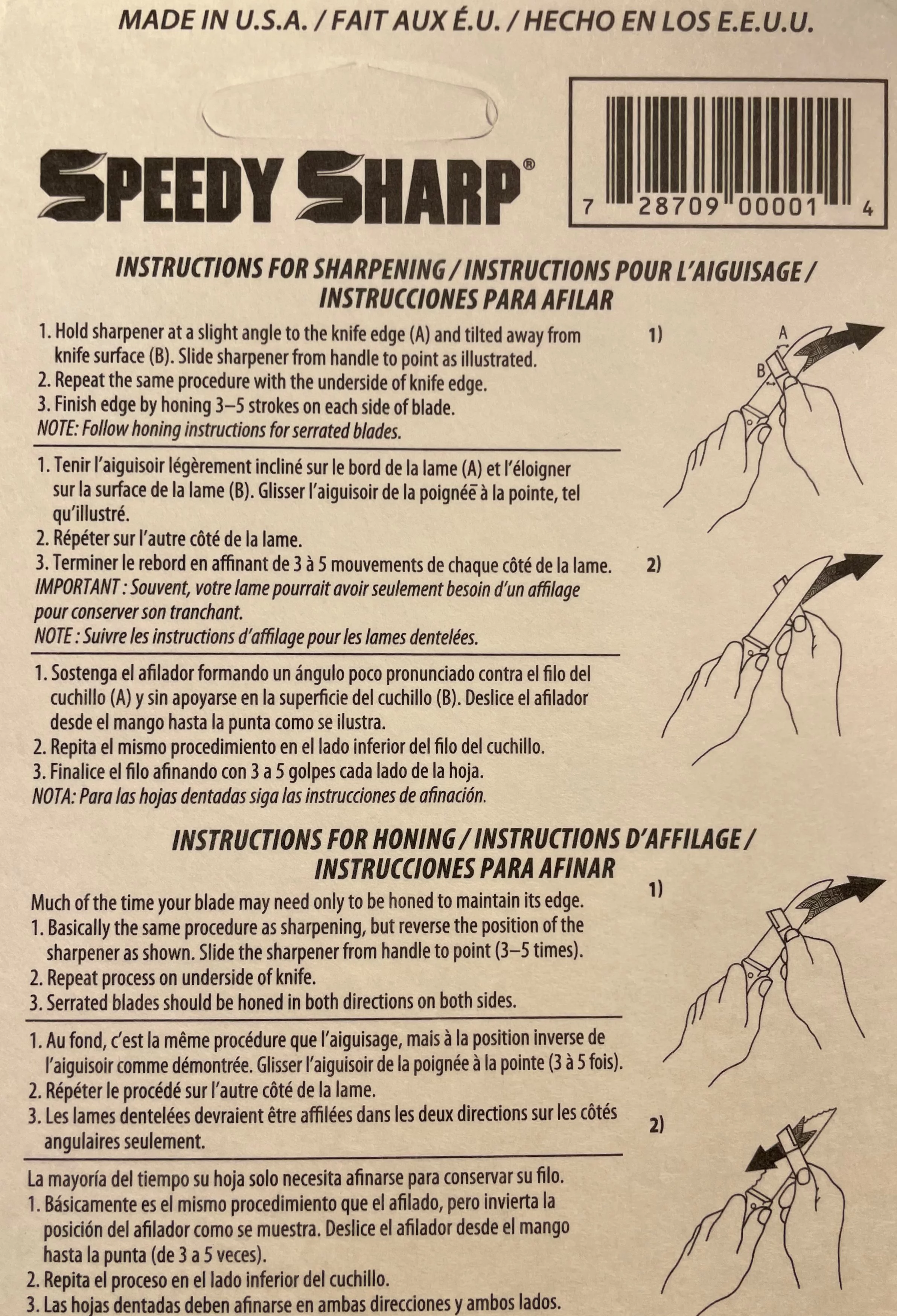 Speedy Sharp Knife Sharpener (Neon Green)