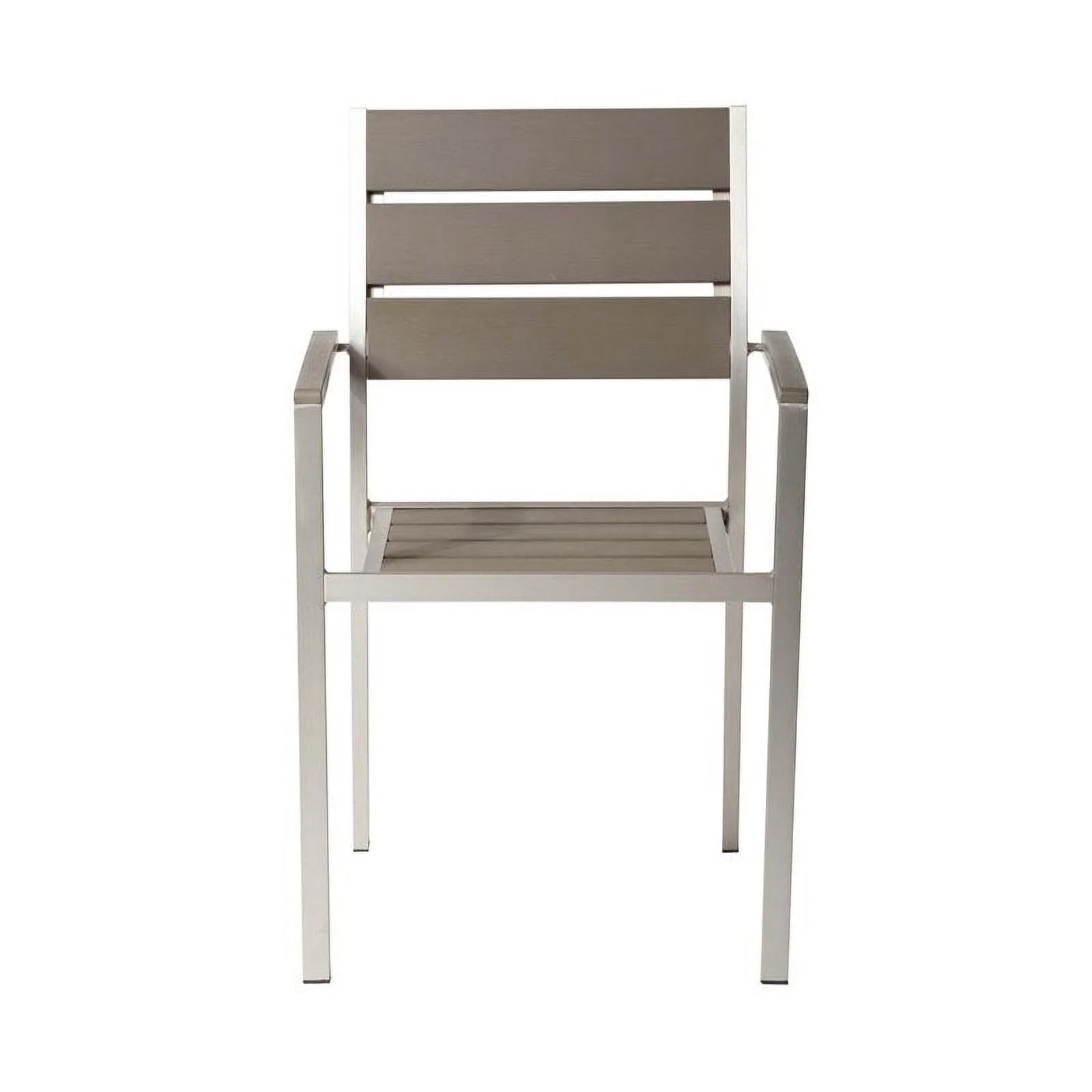 Pangea Home Breeze 7-piece Modern Aluminum Frame Patio Dining Set in Gray