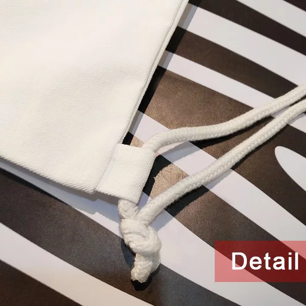 Saplings Cute Small TV Happy Original Backpack Canvas Drawstring Bag Shopping Travel