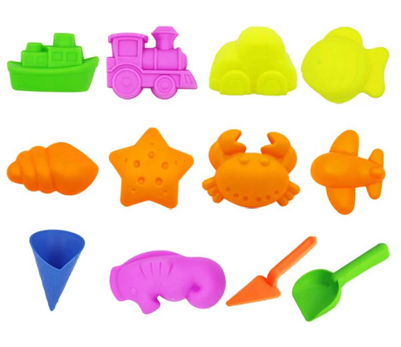 Sun & Fun Deluxe Beach Sand Mold And Tools Play Set, 35 Pieces