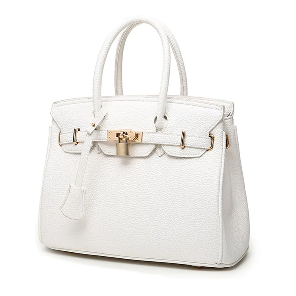 Women's Lychee Pattern Handbag Tote Bag Fashion  Shoulder Bags Female Ladies