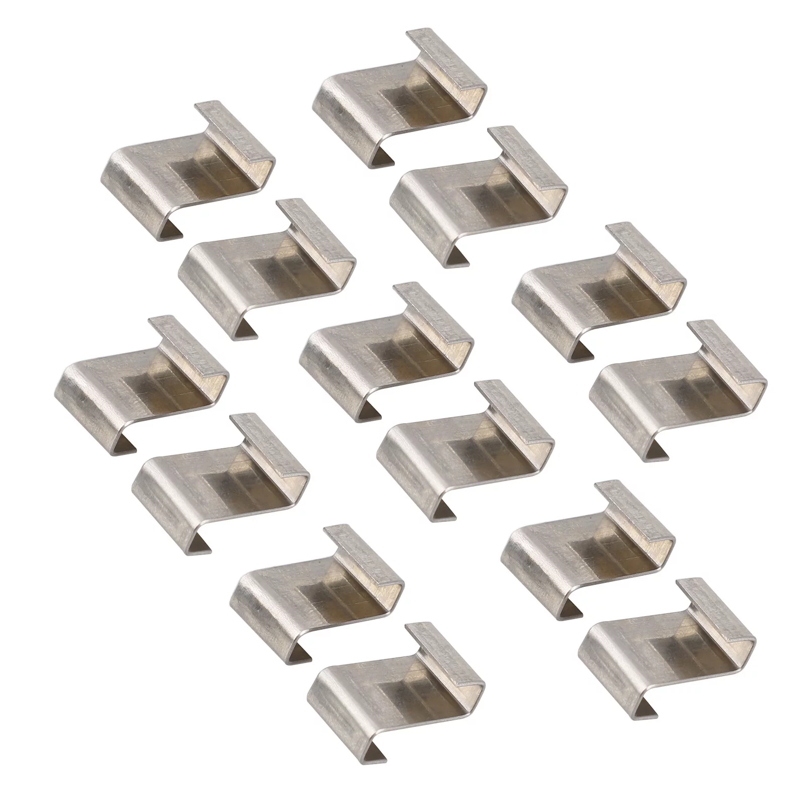 25pcs Glass Clips Greenhouse Glass Window Z Shaped Overlapping Fixing Clips,