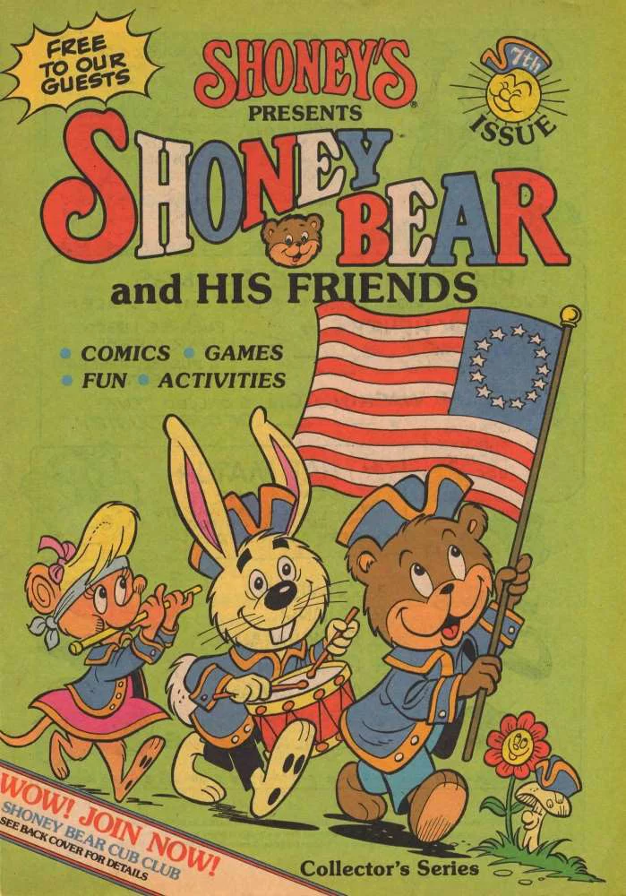 Shoney's Presents Shoney Bear and His Friends #7 VF ; Western Comic Book