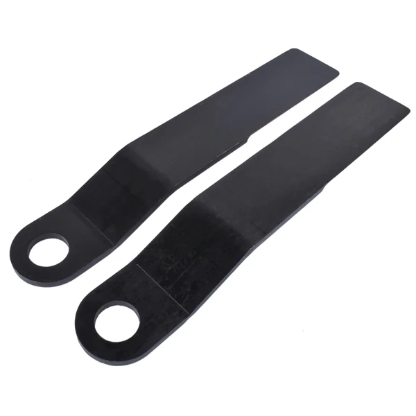 Fithood 2PCS Heavy Duty AR400 Steel Mower King Skidsteer Brush Hog Cutter Replacement Blades