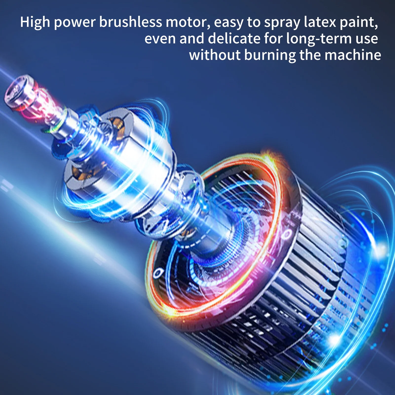 Walmeck Cordless Paint Sprayer Replacement for , RYOBI 20V Max Battery, Handheld Electric Paint Sprayer with 1000ML Container for Home Interior and Exterior