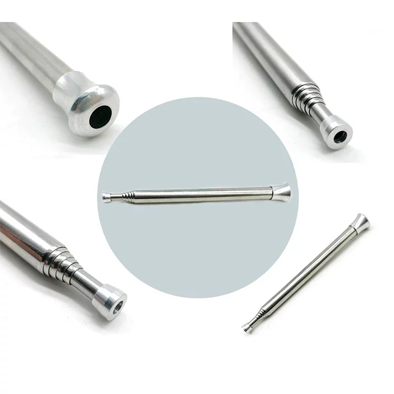 Fire Blower Stainless Steel 6 Section Telescopic Fire Blow Tube Pipe for Travell