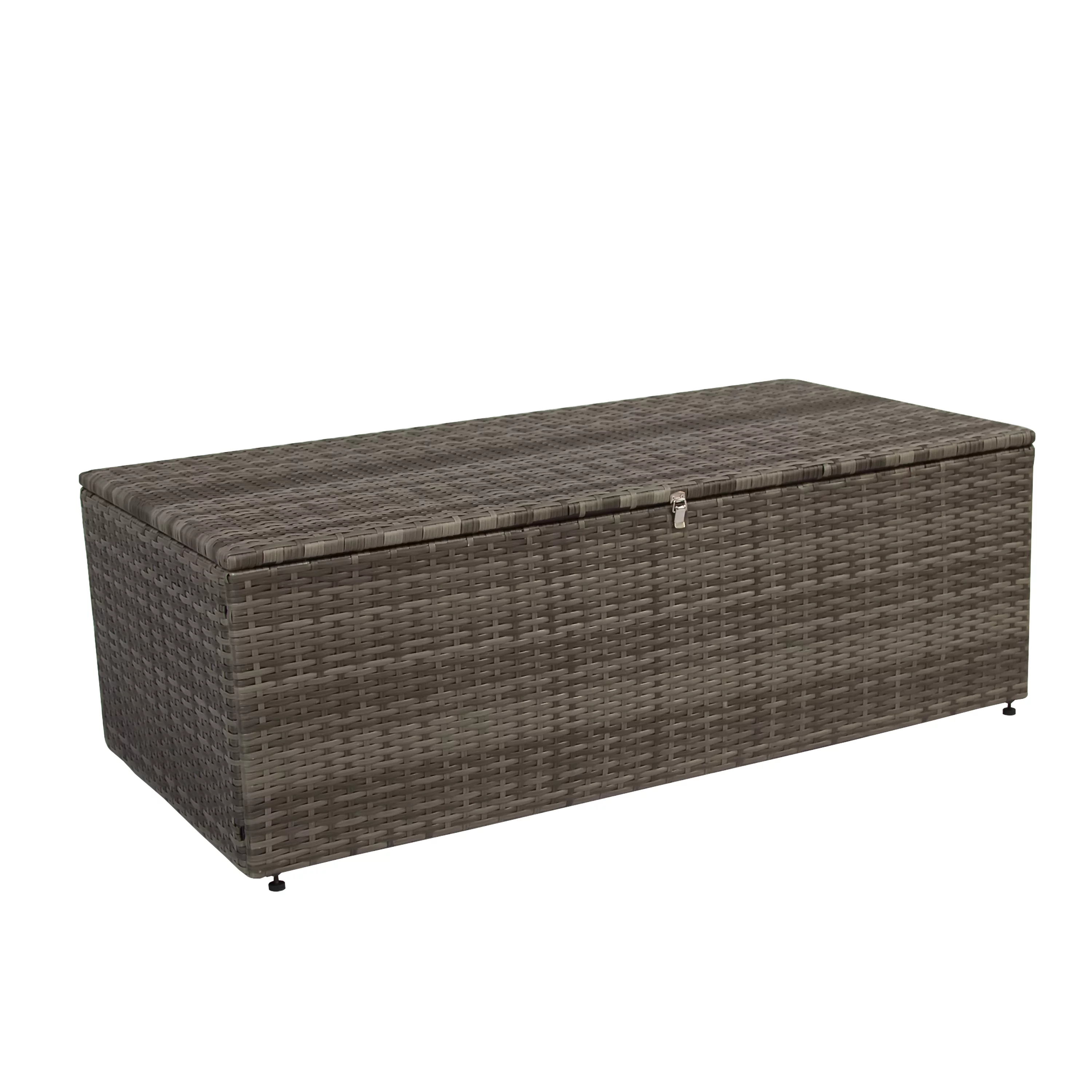 Incadozo 5PC All-Weather Wicker Patio Seating Set, Gray/Blue