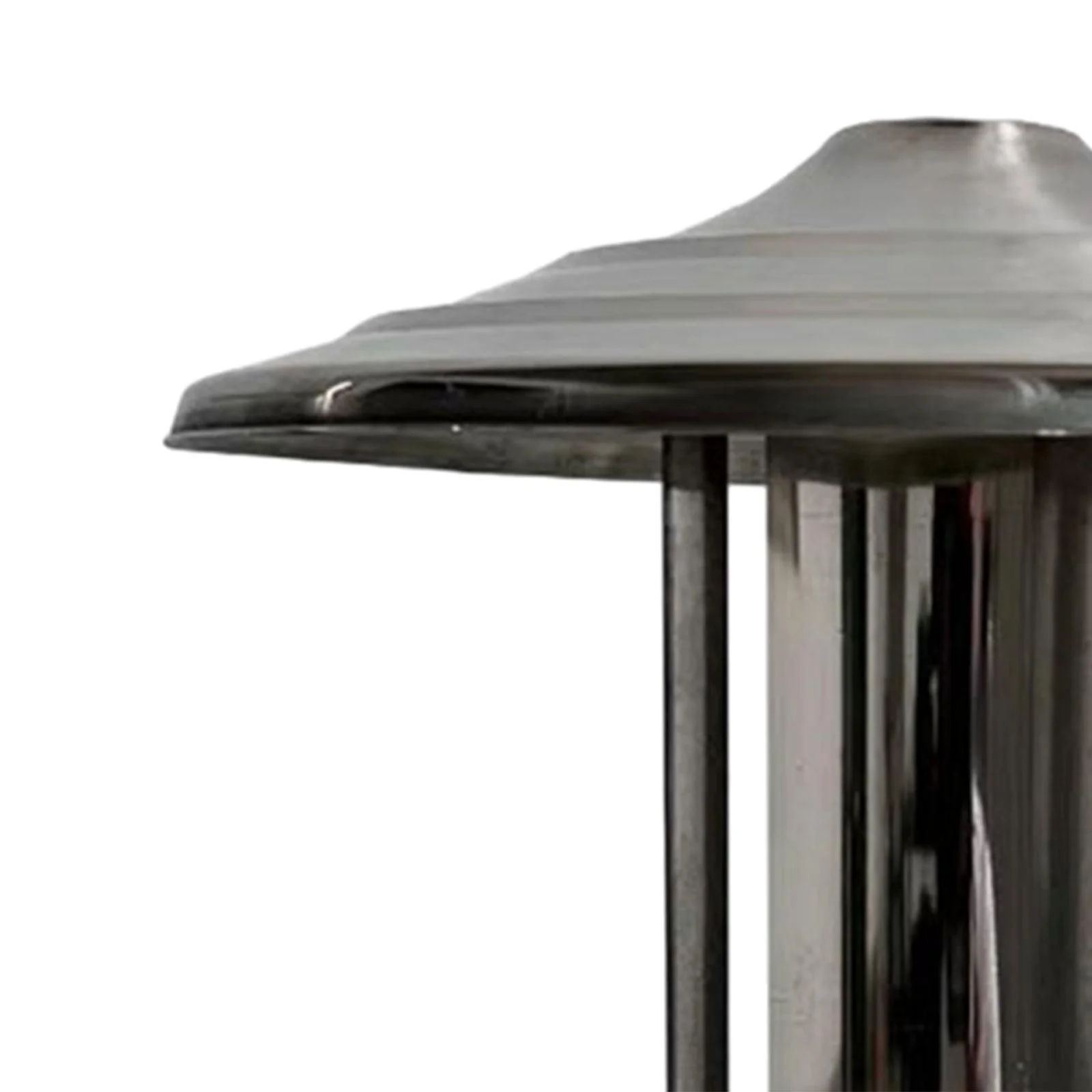 perfk Chimney Cap Pipe Cap Heating Cool Air Vent Rainproof Fireplace Roofs .3cm