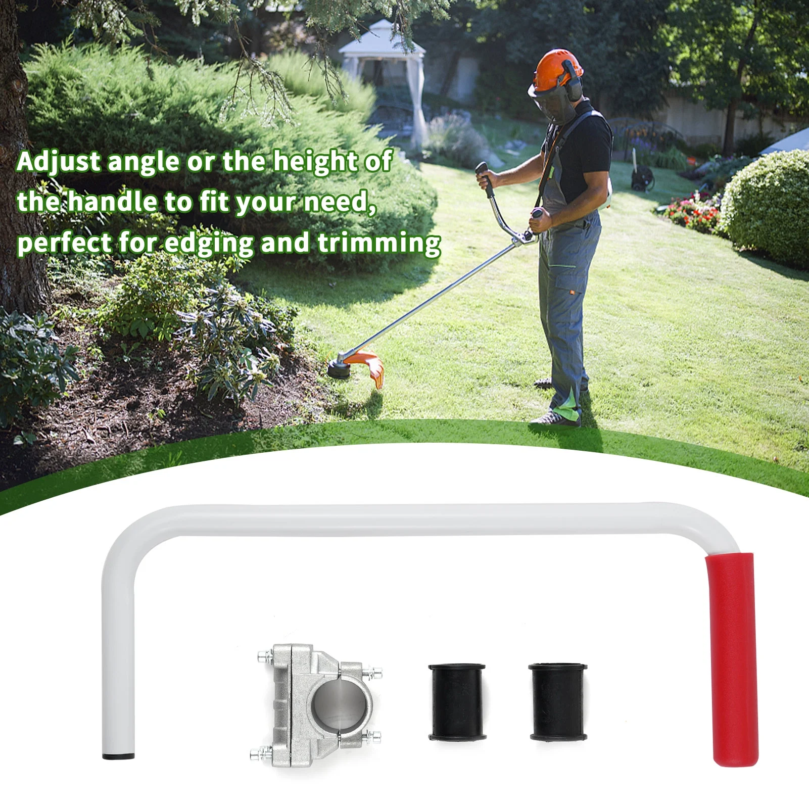 Tool handle,Handle Handle Clamp Lawn Tool Of Mower Handle With Handle Lawn Handle Care Cousopo Weed Eater Handle Auxiliary Handle