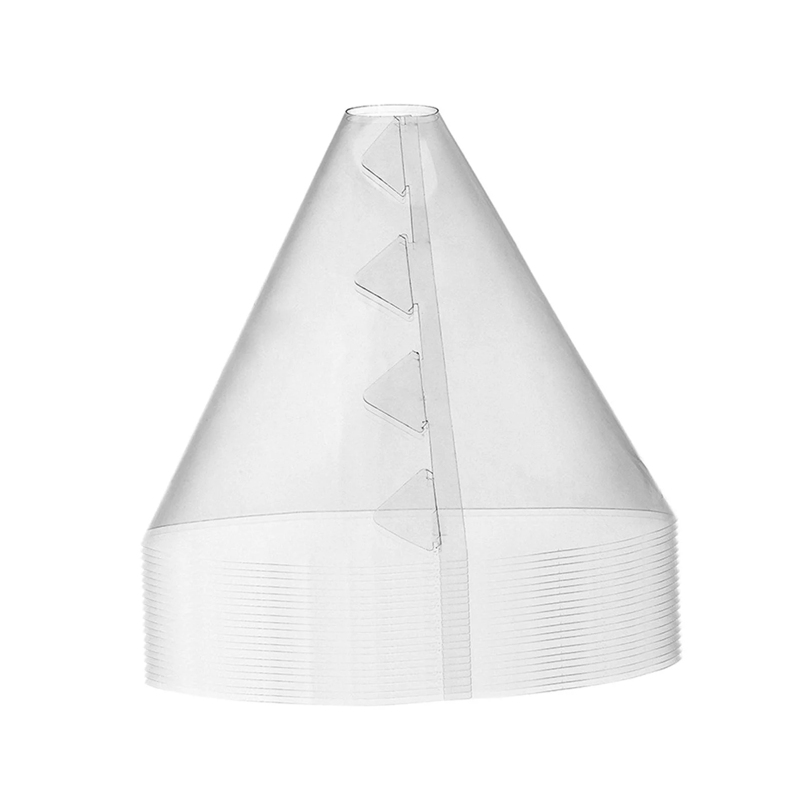 10x Garden Cloches Garden Plant Germination Cover, Clear Vegetables Protect Plant, Plant Hat Reusable Plant Bell Cover Frost Protection Cover