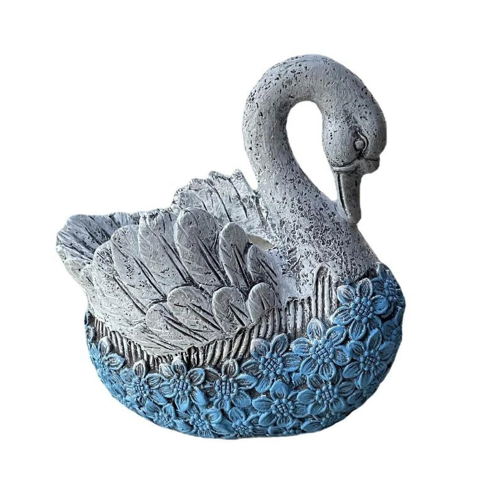 Animal Swan Flowerpot Plant Pot Planter Yard Ornaments Creative Personality