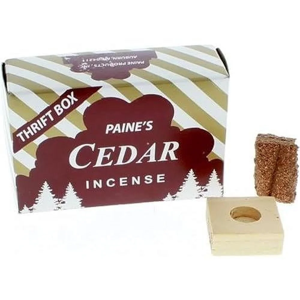 50 Paine's Red Cedar Cones With Holder - 