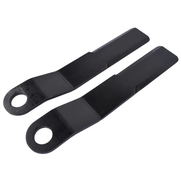 Fithood 2PCS Heavy Duty AR400 Steel Mower King Skidsteer Brush Hog Cutter Replacement Blades