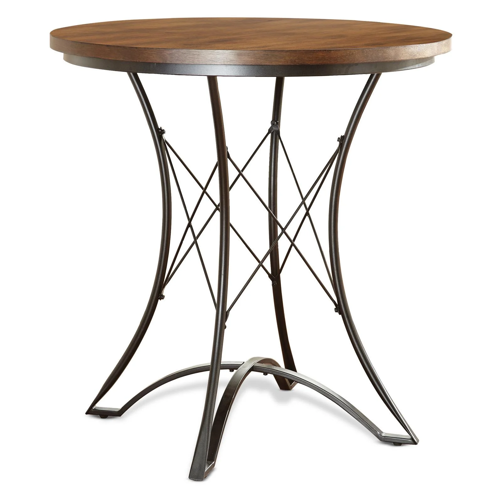 Adele Burnished Brown 5-Piece Counter Height Dining Set