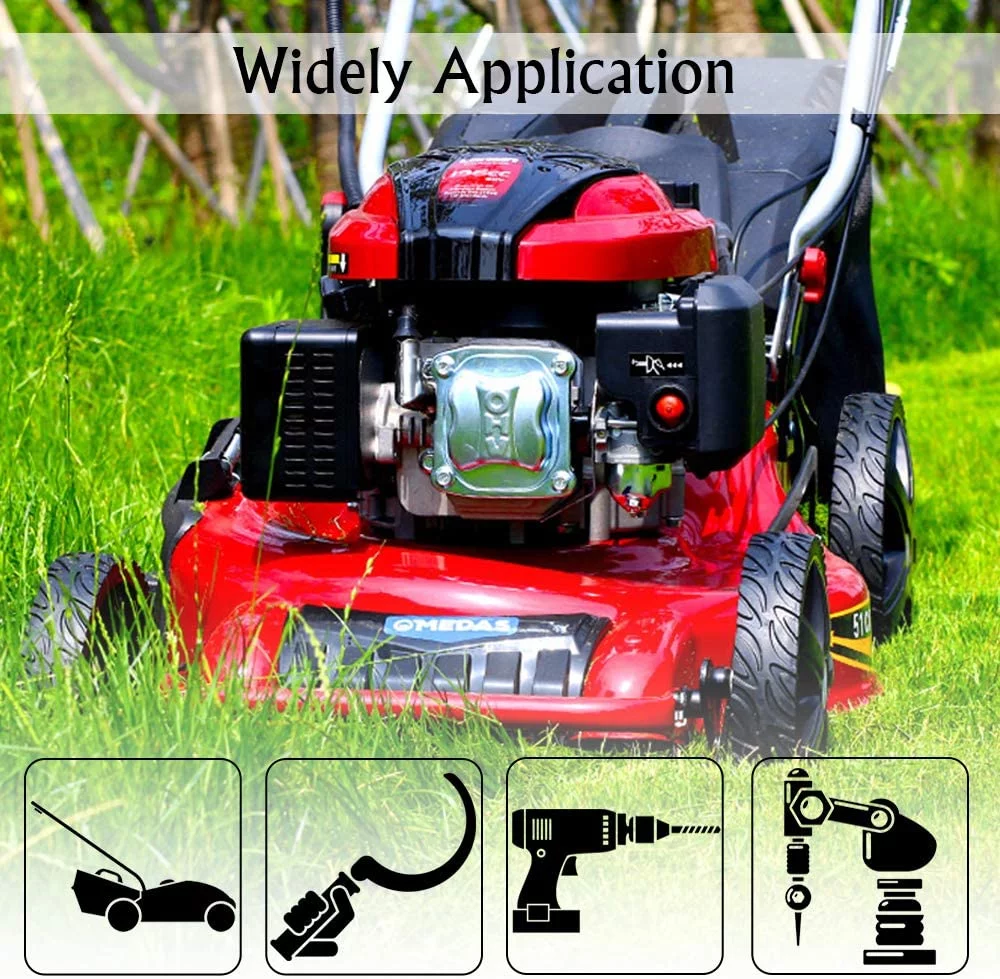5PCS Lawn Mower Blade Sharpener, Blade Sharpening Drill Kit Knife Tool Kit for Garden Tool Power Drill, Durable