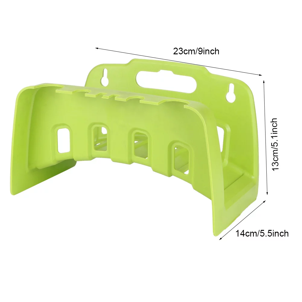 Plastic Water Pipe Rack, Wall Mounted Garden Hose Holder Reel Cart Hose Wall-Mounted Storage Bracket Tools for Garden