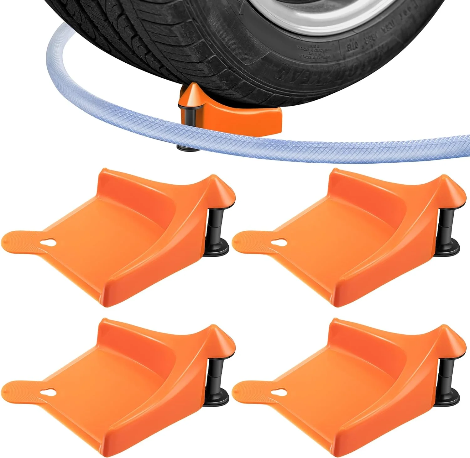 Prevent Pressure Washer Hose Stuck Blue Car Wash Tool Car Hose Guide Prevent Water Pipes from Wearing Out