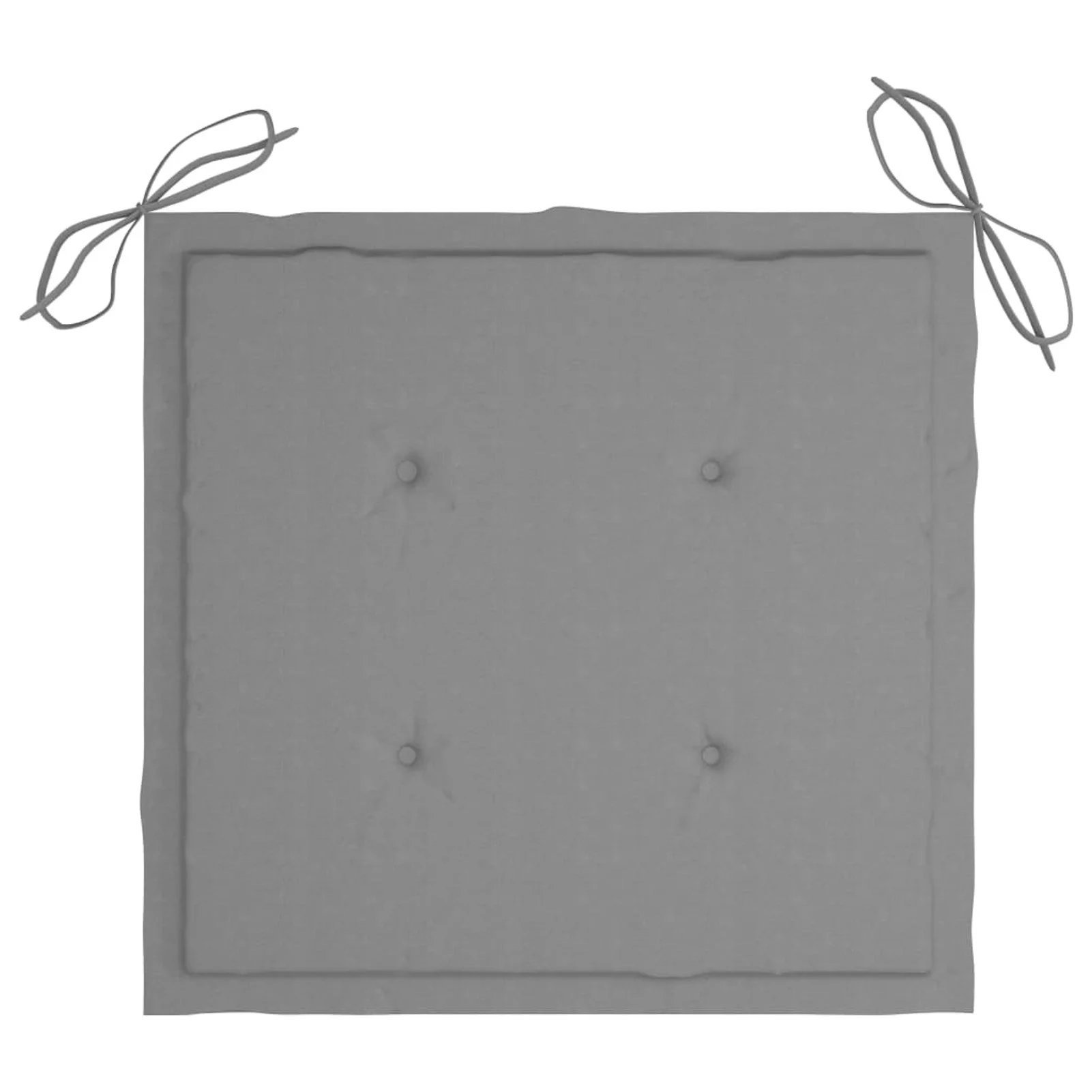 Suzicca Rocking Chair with Gray Cushion Solid Teak Wood