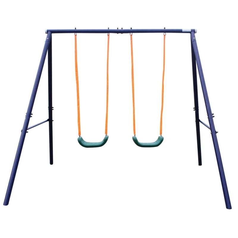 Two  Station Swing Set for Children