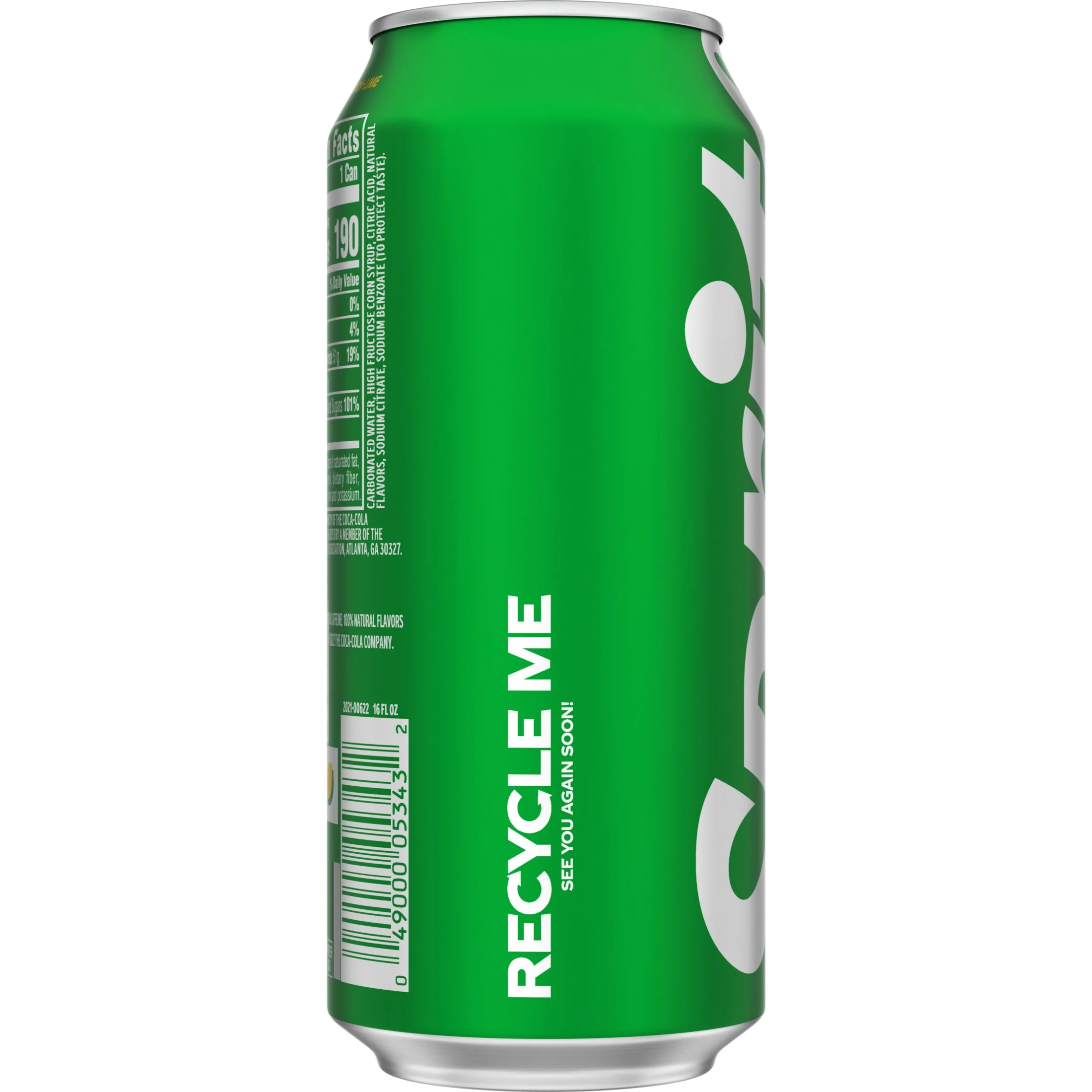 Sprite Lemon Lime Soda Pop, 16 fl oz Can