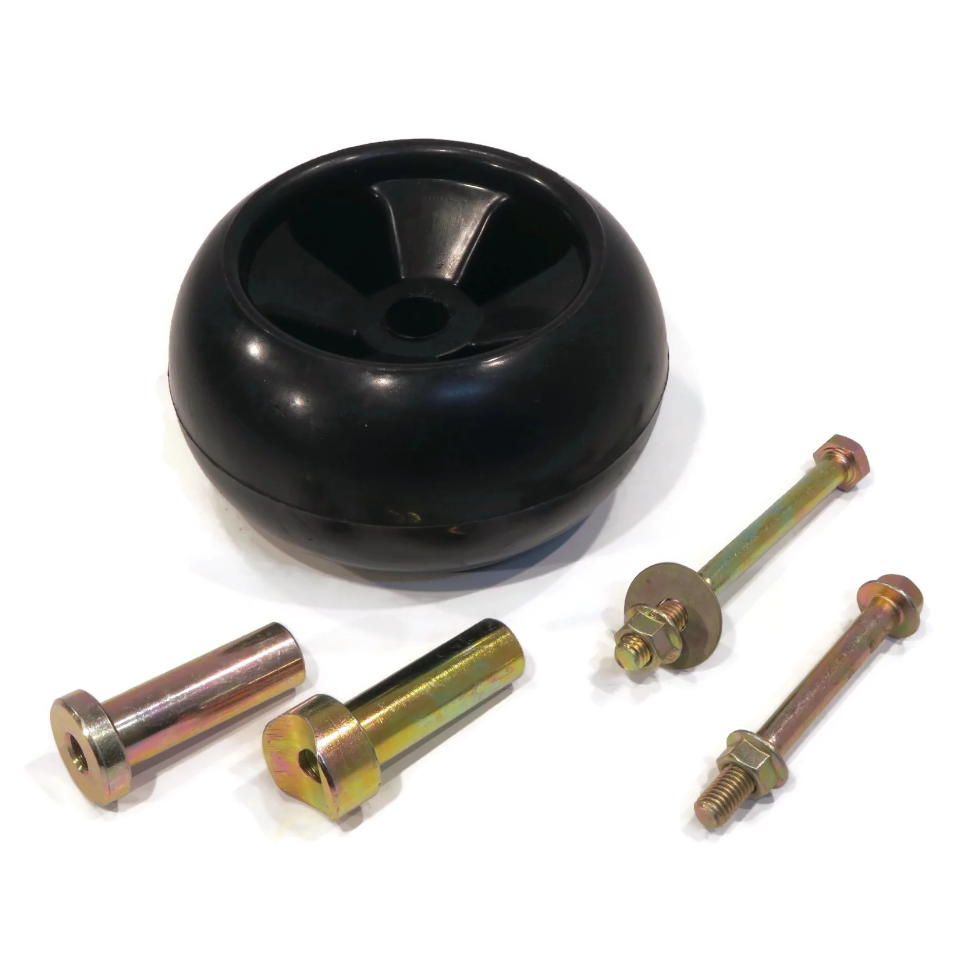 The ROP Shop | (8) Deck Wheel / Roller Kits John Deere AM116299 AM133602 Anti Scalp Mower