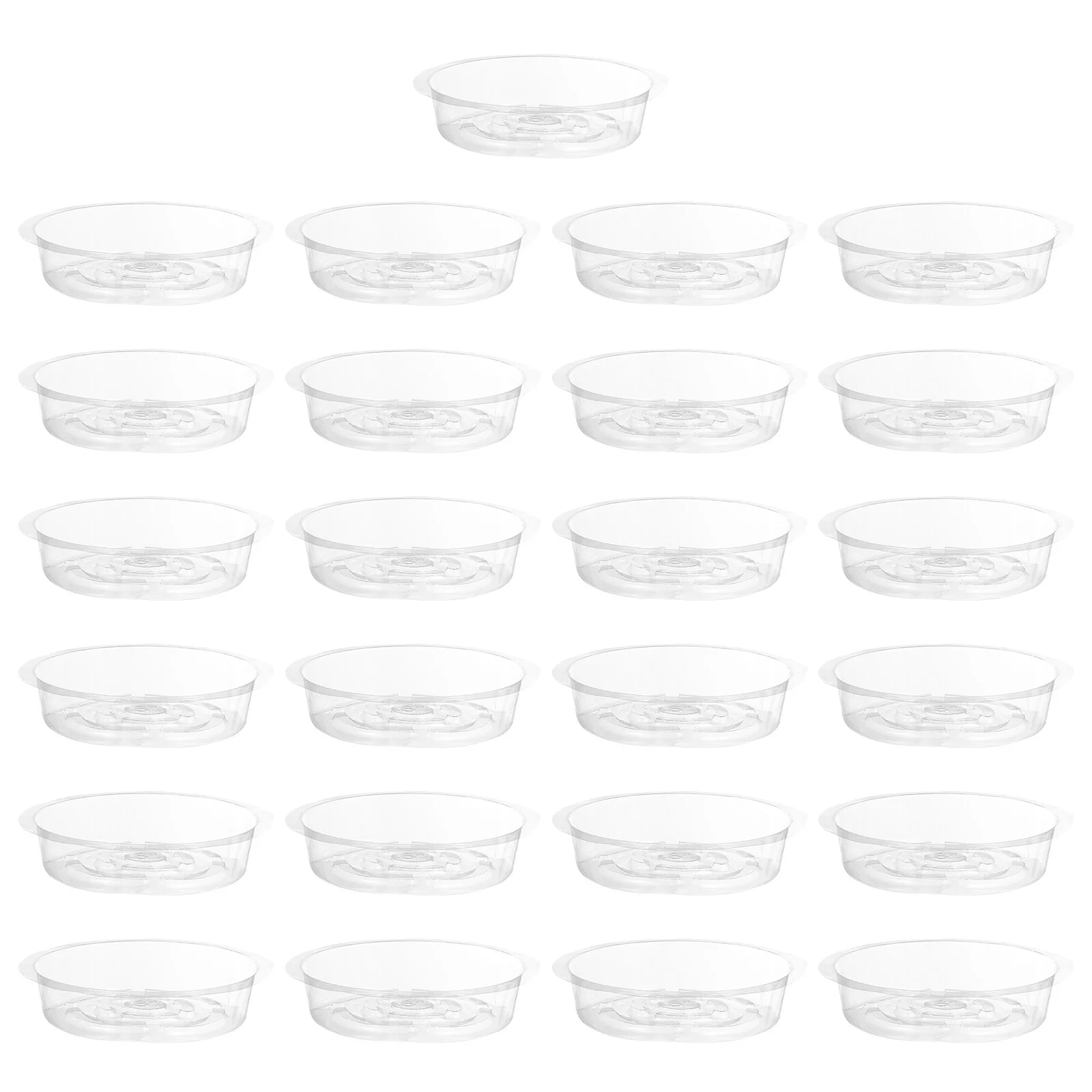 Guichaokj 25Pcs Plastic Plant Flowerpot Saucers Planting Pot Holder Planter Drainage Trays