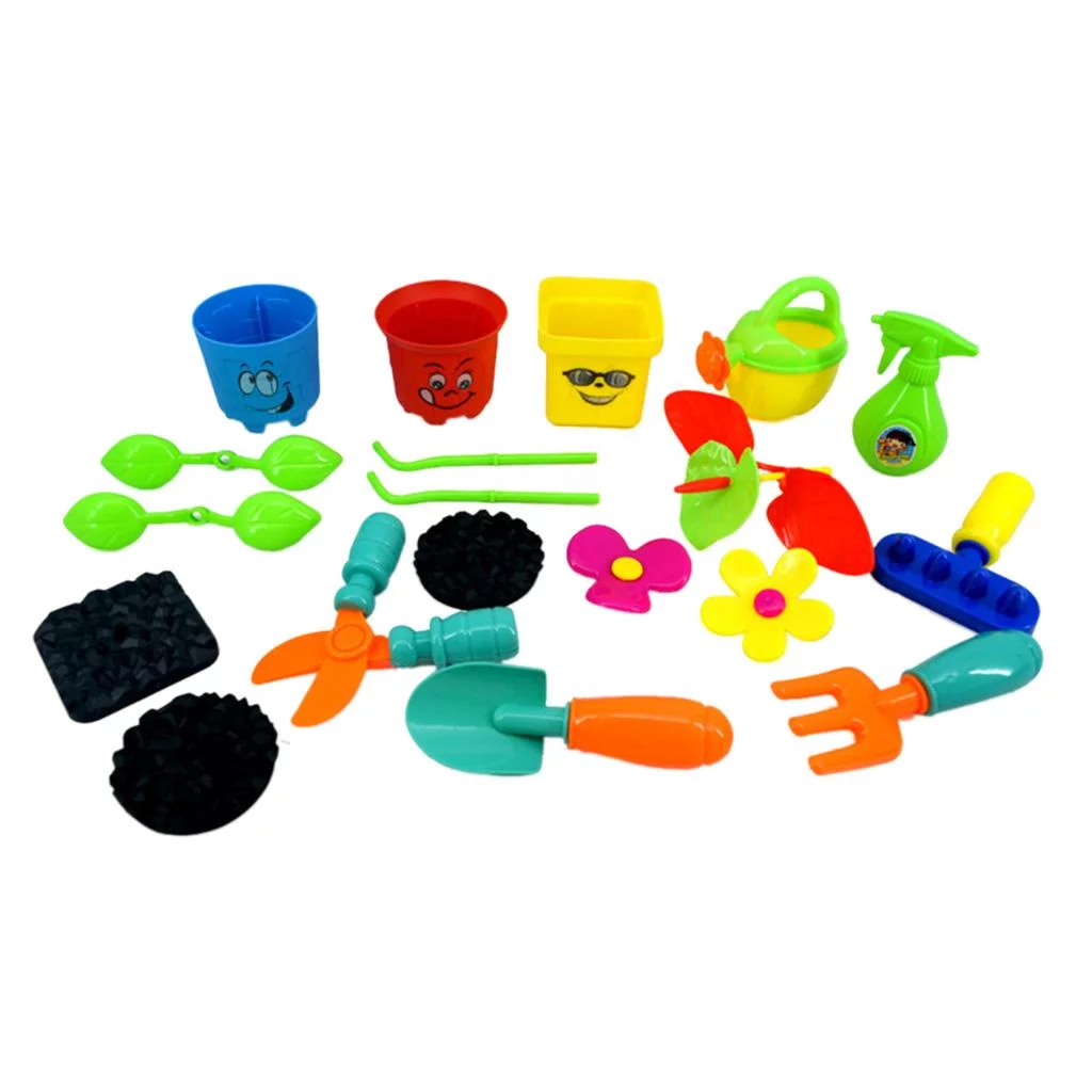 Set Of Tools For Gardening Planting Flowers For Babies And Children With Role Playing Accessories