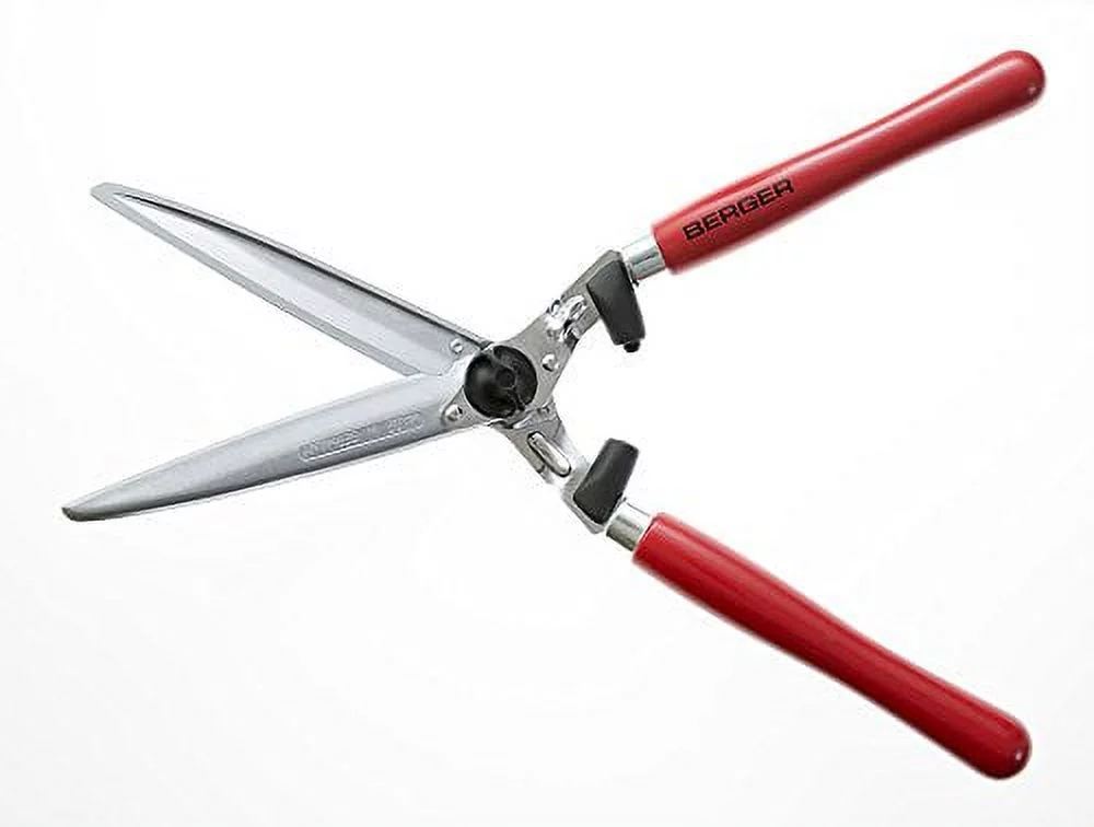 Hedge Shear, Wooden Handle 4490 With Straight Blades, 2 And Wrist-Gentle Shock Absorber