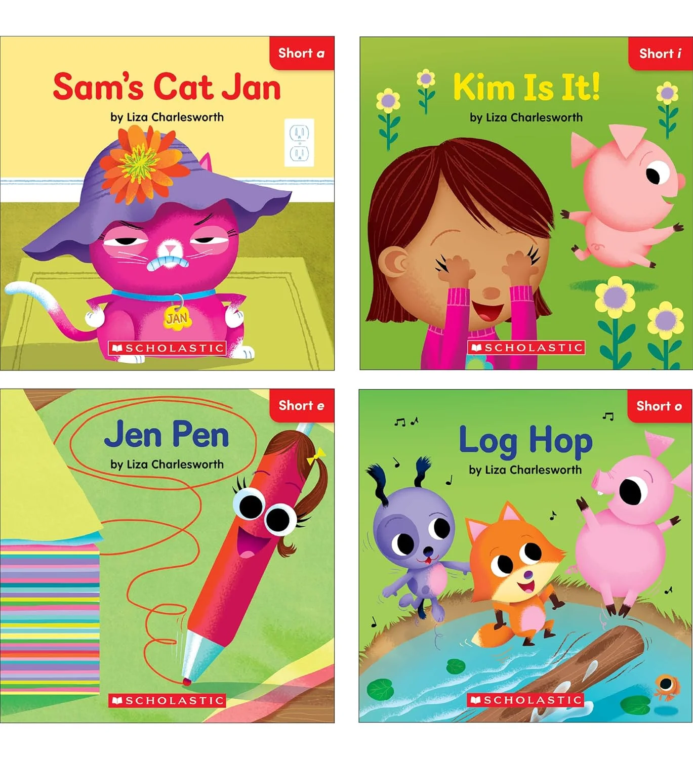 Laugh-a-Lot Phonics Parent Pack Collection : Laugh-a-Lot Phonics Short Vowels; Laugh-a-Lot Phonics Long Vowels; Laugh-a-Lot Phonics Blends & Digraphs by  Liza Charlesworth (3 Box Sets)