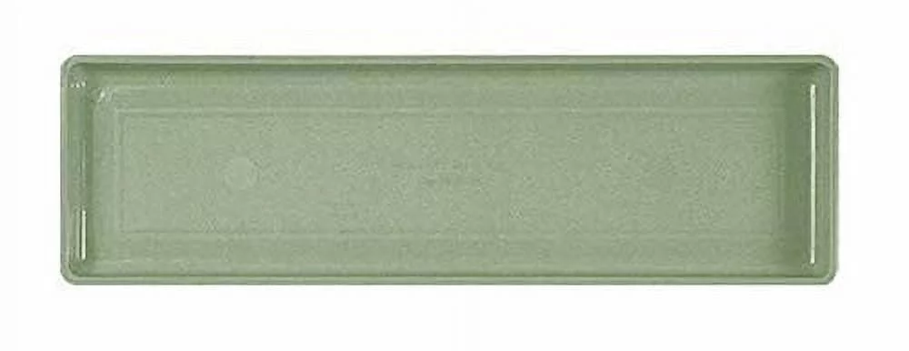 Novelty Countryside Plastic Flower Box Tray, Sage 18