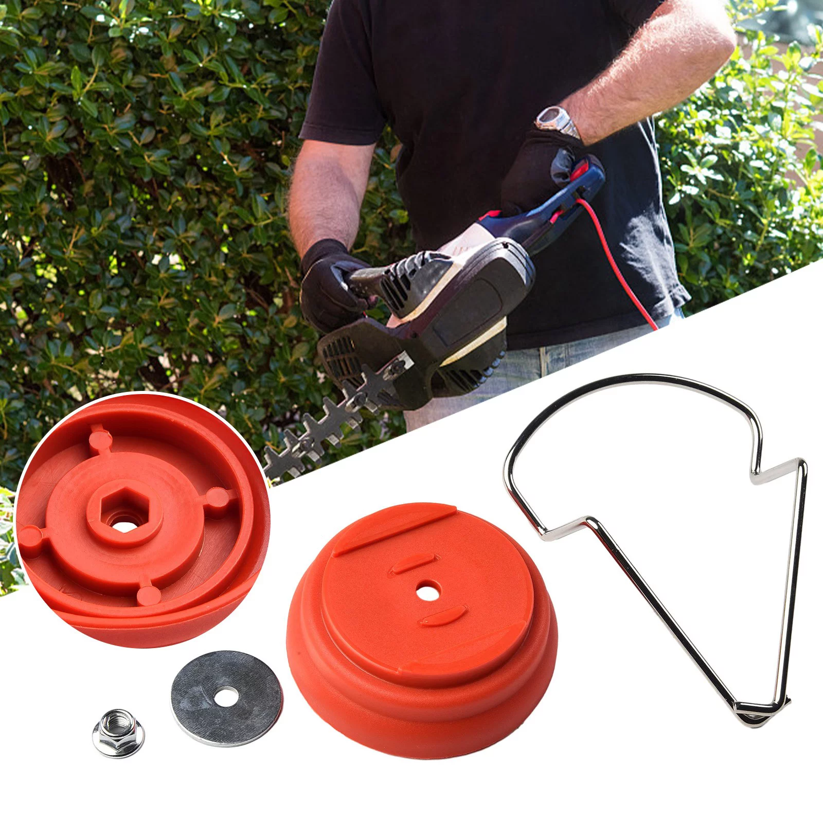 3pcs Plastic cover Accessory For Grass Trimmers Garden Power Tools Attachment