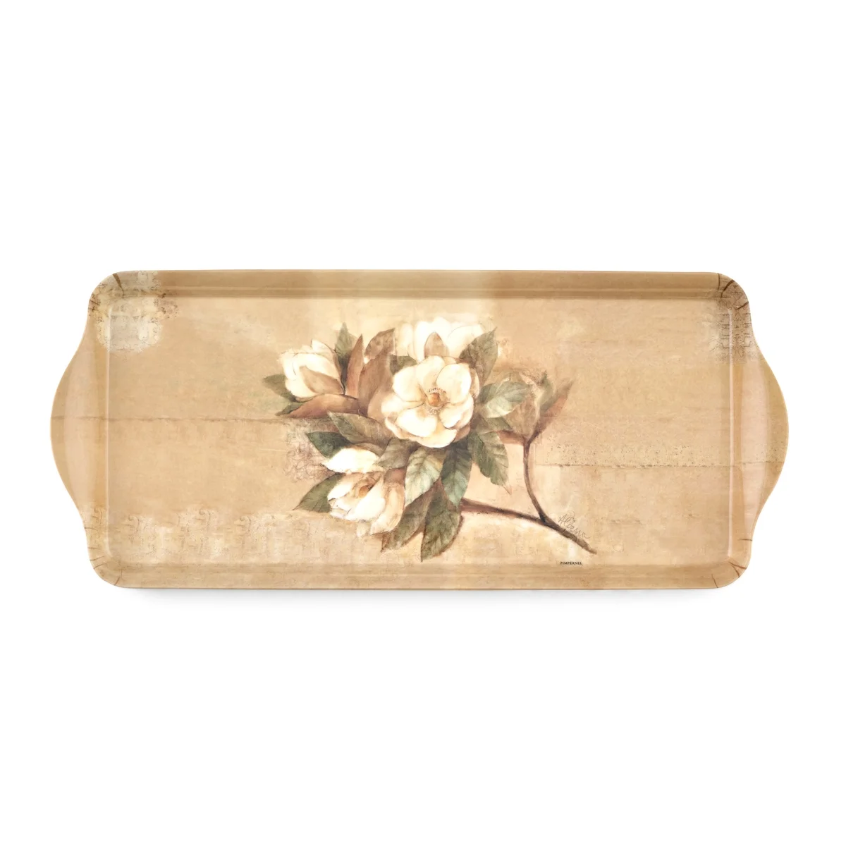 Pimpernel Sugar Magnolia Melamine Sandwich Tray - 15.1