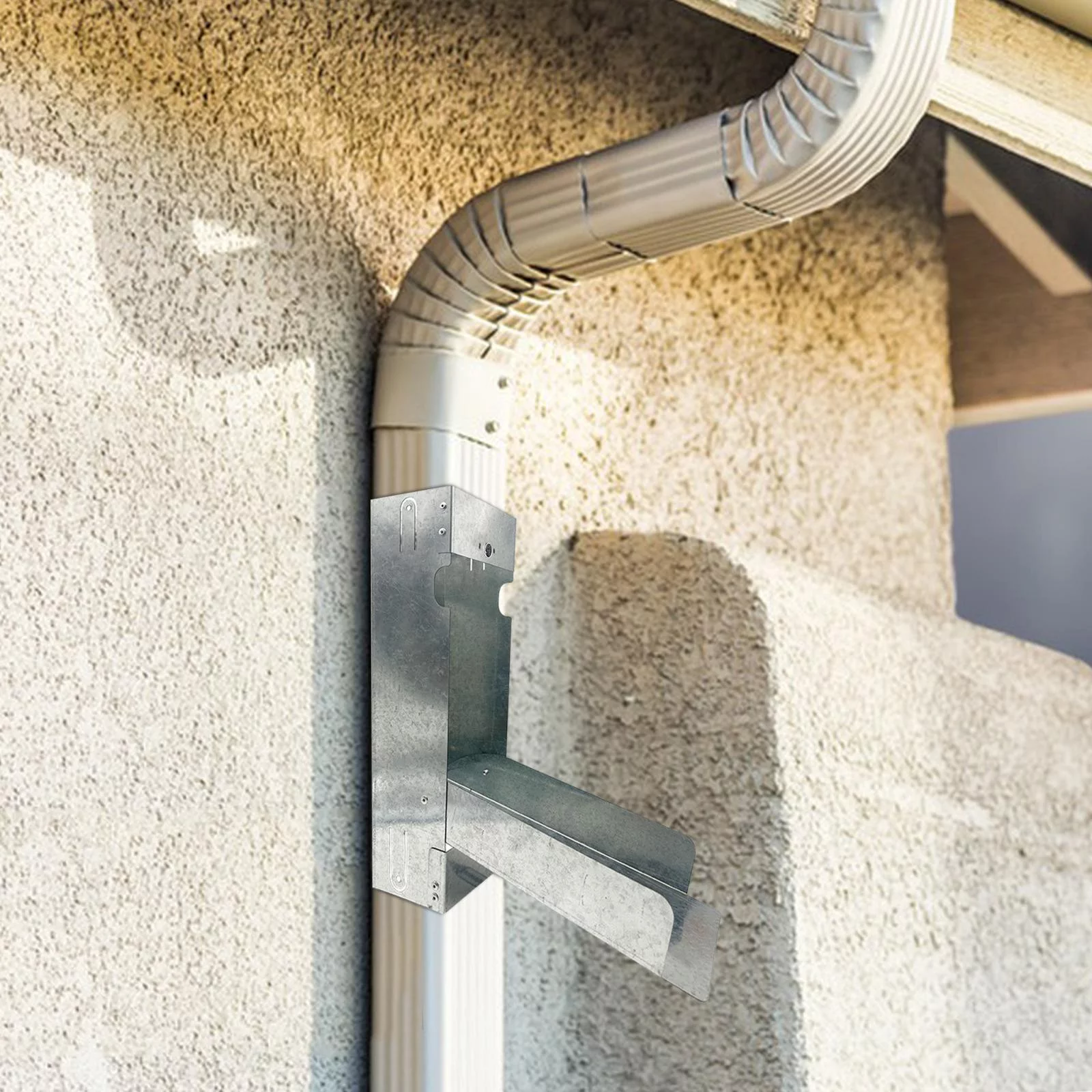 Colaxi Downspouts System Rust Resistance Rain Barrel Diverter Catching