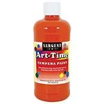 Art-Time(R) Tempera Paint 16oz-Orange