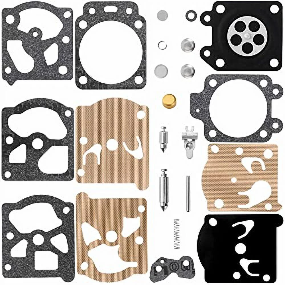 Pack of 5 K20-WAT Carburetor Rebuild Kit Compatible with WA WT Series 530035300 530069668 615-719 Homelite 240 245 250 290 300 340 Jonsered 33 360 370 2136 2141 P39 P40 P400 P442 P5500