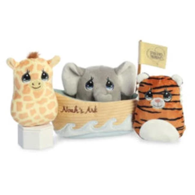 Collections Etc Precious Moments Noah's Ark 4-Piece Plush Playset