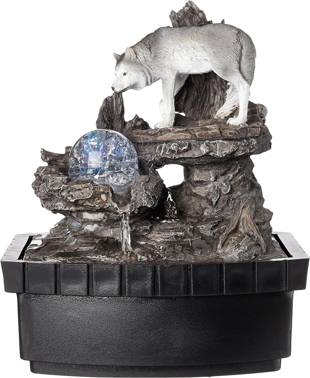 H Table Fountain, Gray