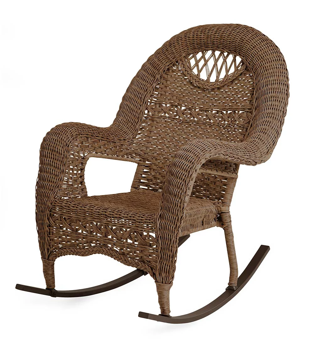 Plow & Hearth Prospect Hill Wicker Rocker