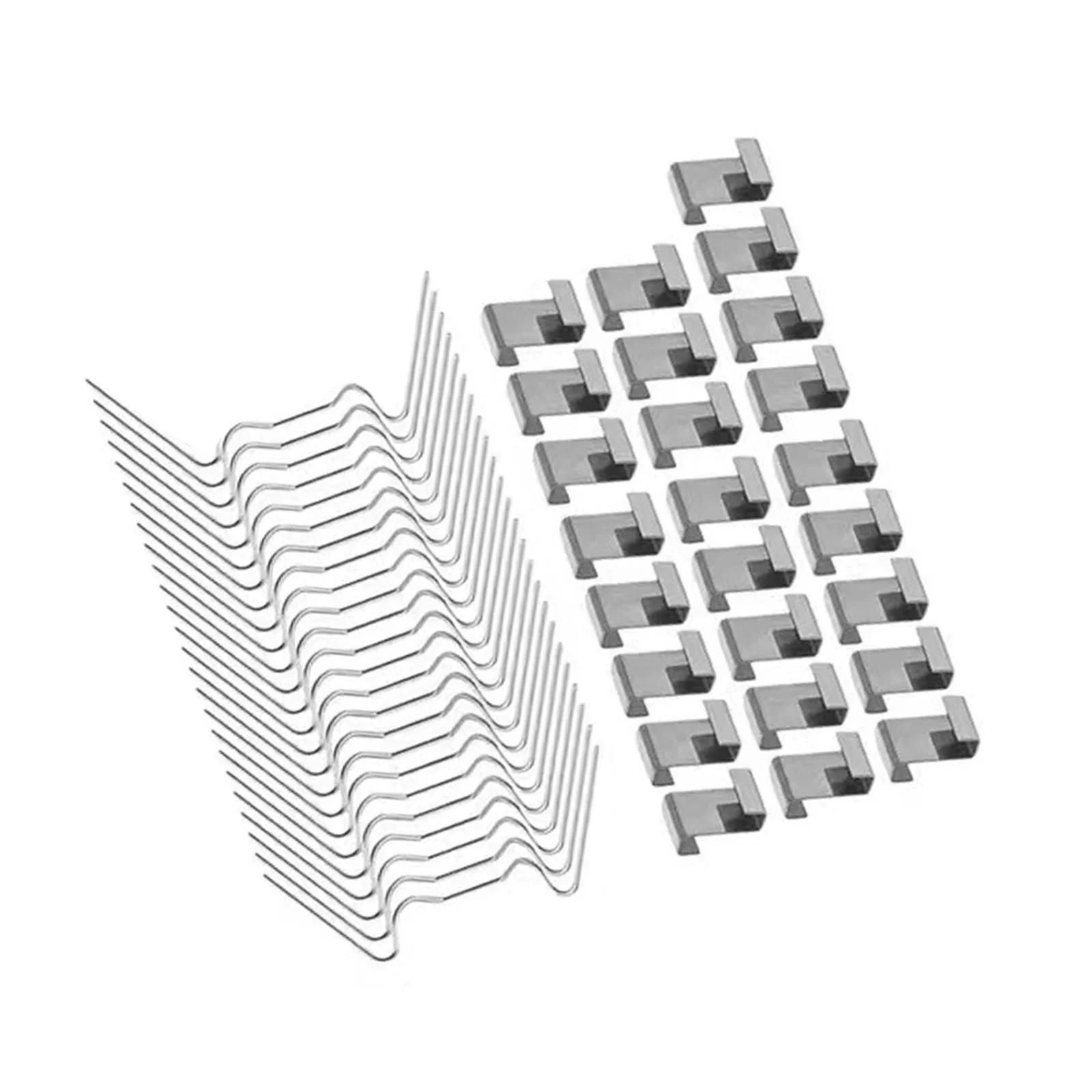 50Pcs Stainless Steel Greenhouse Clips Greenhouse Repair Tools for Home Yard