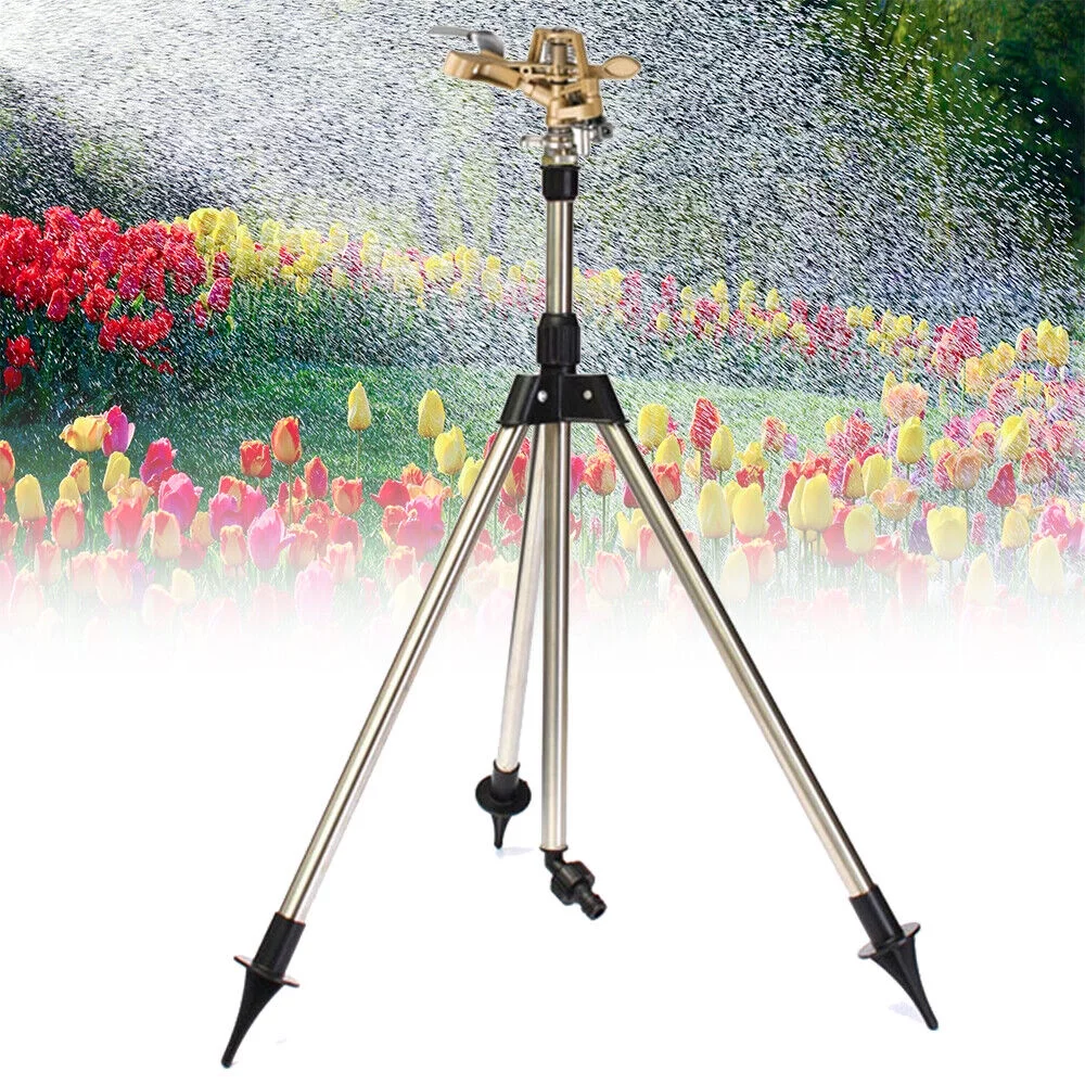New Lawn Tripod Sprinkler Agriculture Irrigation Equipment 360° Spray Watering