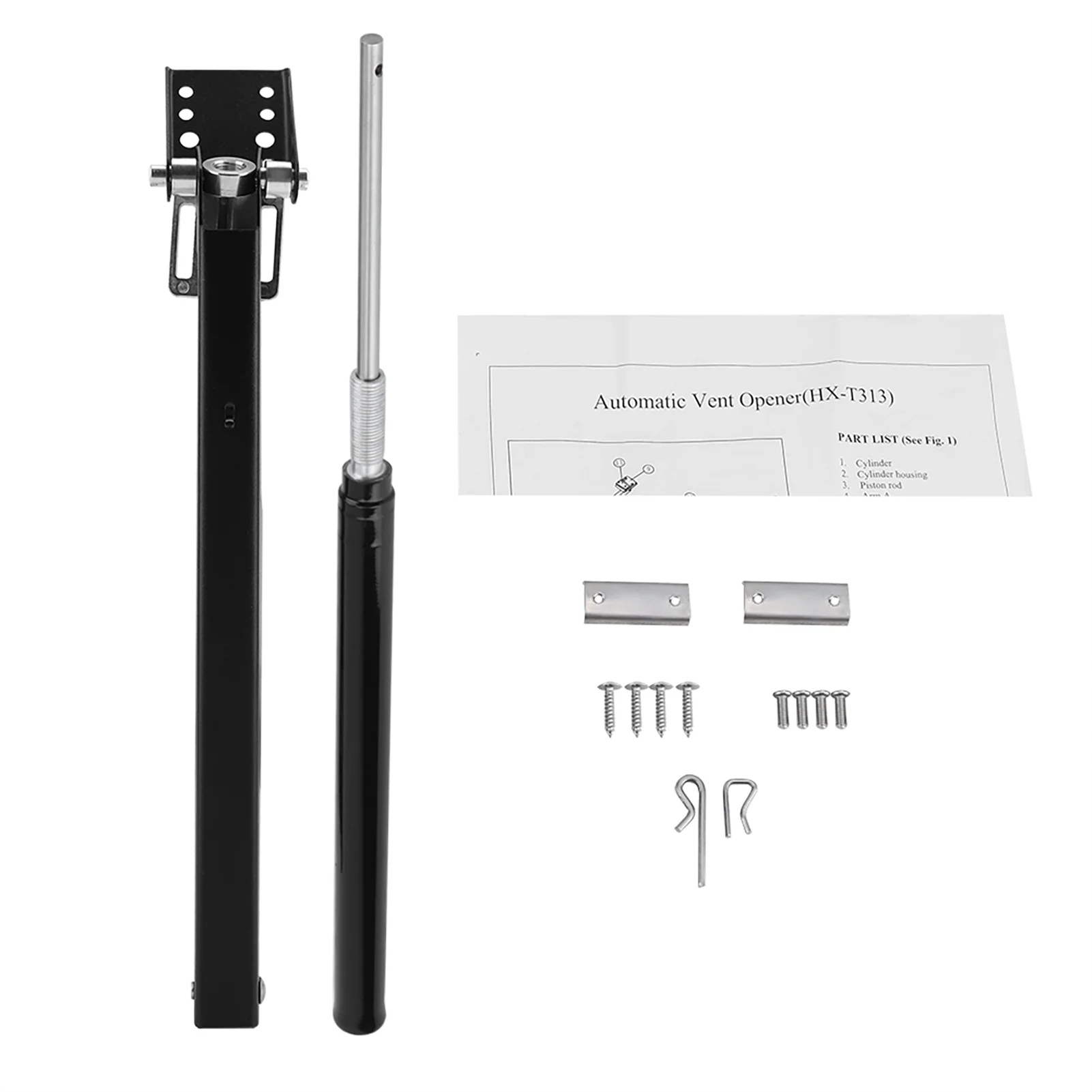 ZPSHYD Solar Heat Sensitive Automatic Greenhouse Roof Vent Opener - Effortless Climate Control for Greenhouses with this Autovent System