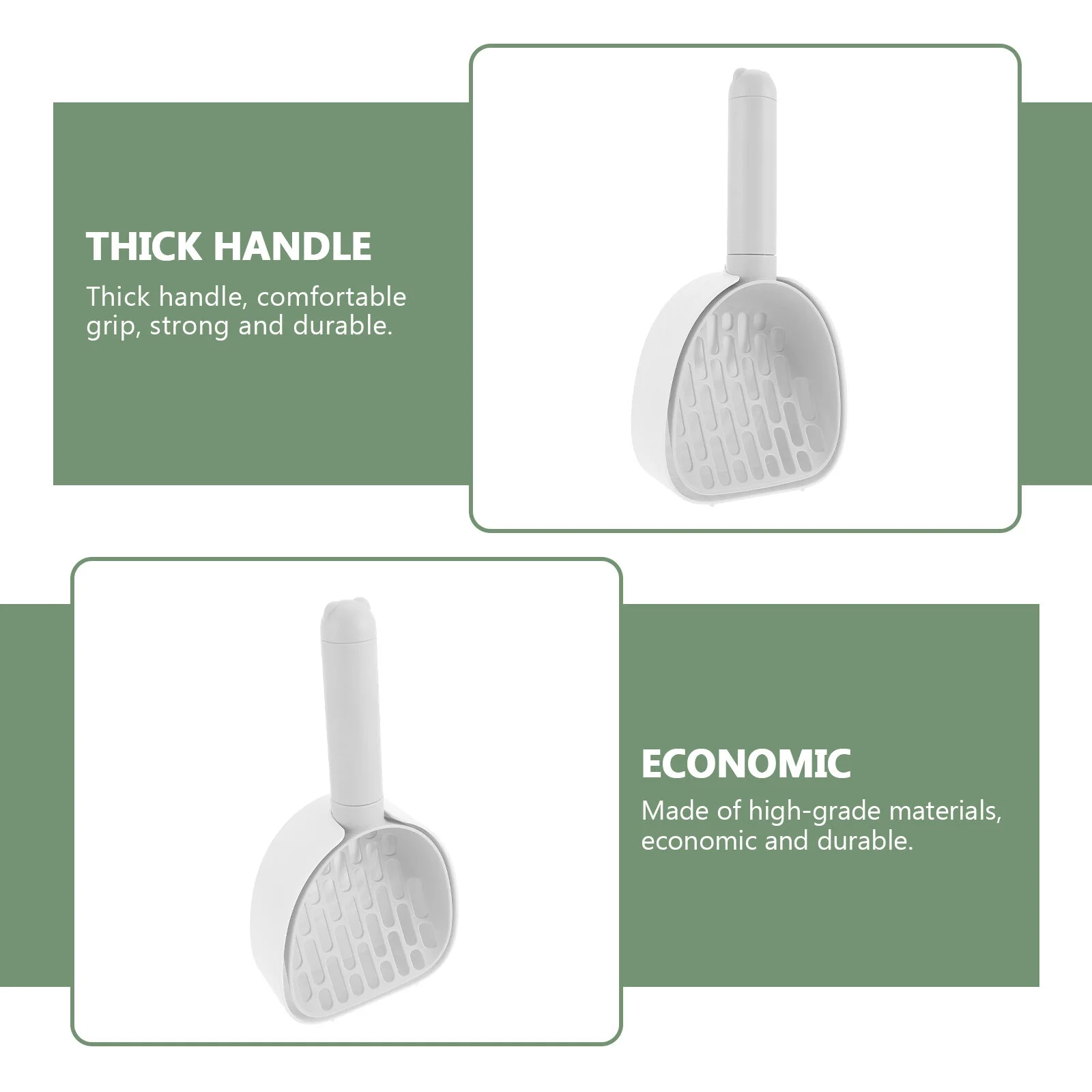 Pet Cat Litter Scooper Small Holes Kitten Cleaning Shovel Home Feces