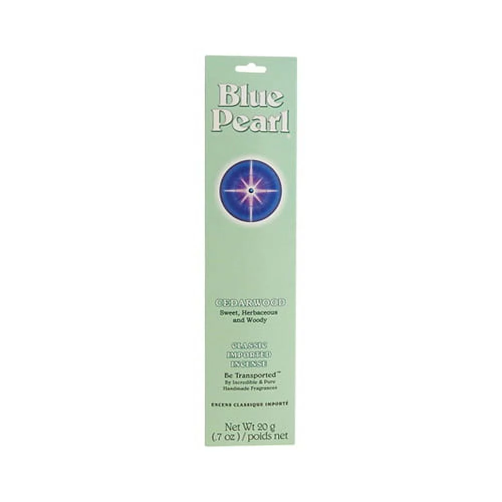 Blue Pearl Classic Imported Cedarwood Incense - 20 G