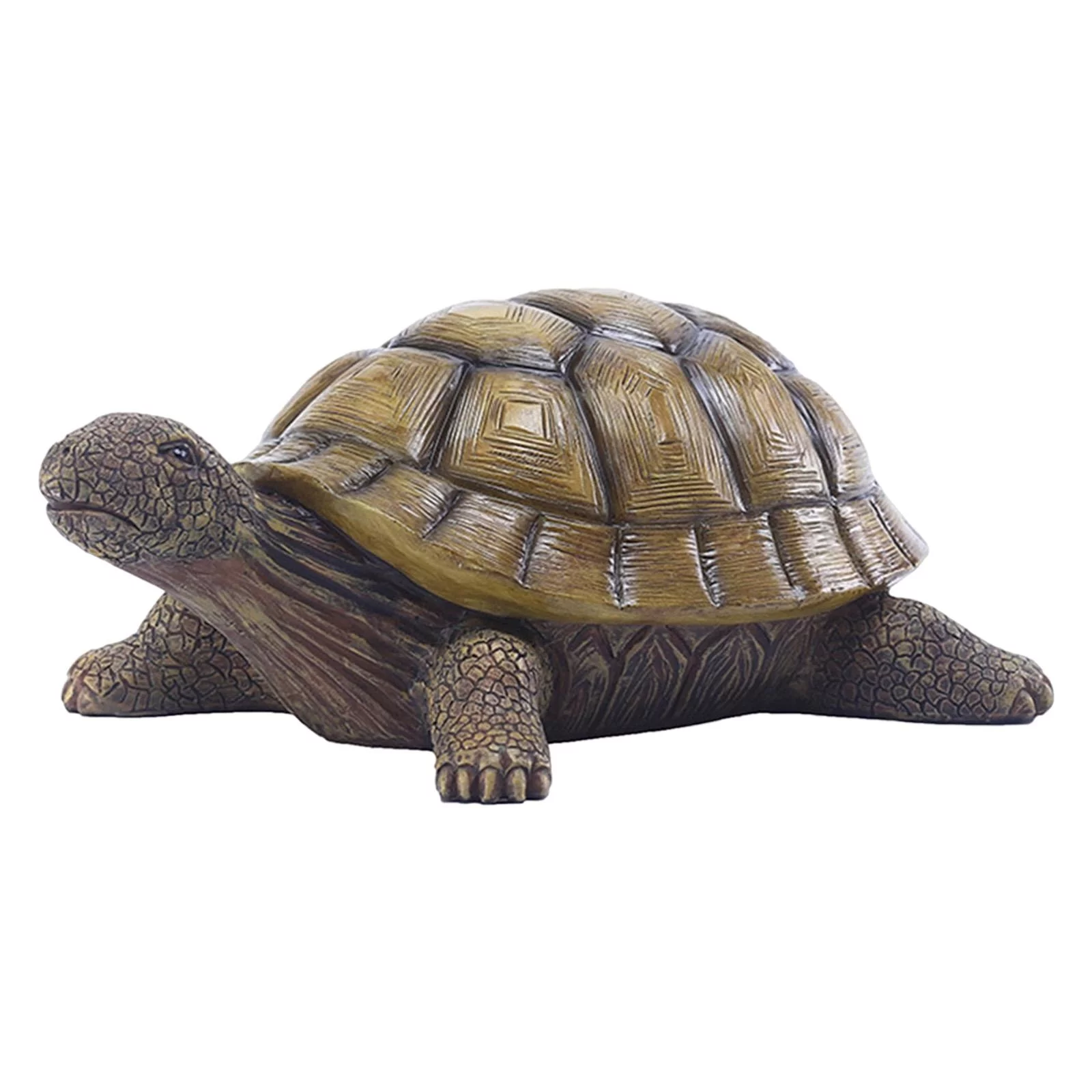 Resin Tortoise Statue, Animal Sculpture Garden Sculpture Outdoor Decorative Statue Tortoise Figurine Lawn Patio Decoration Ornament
