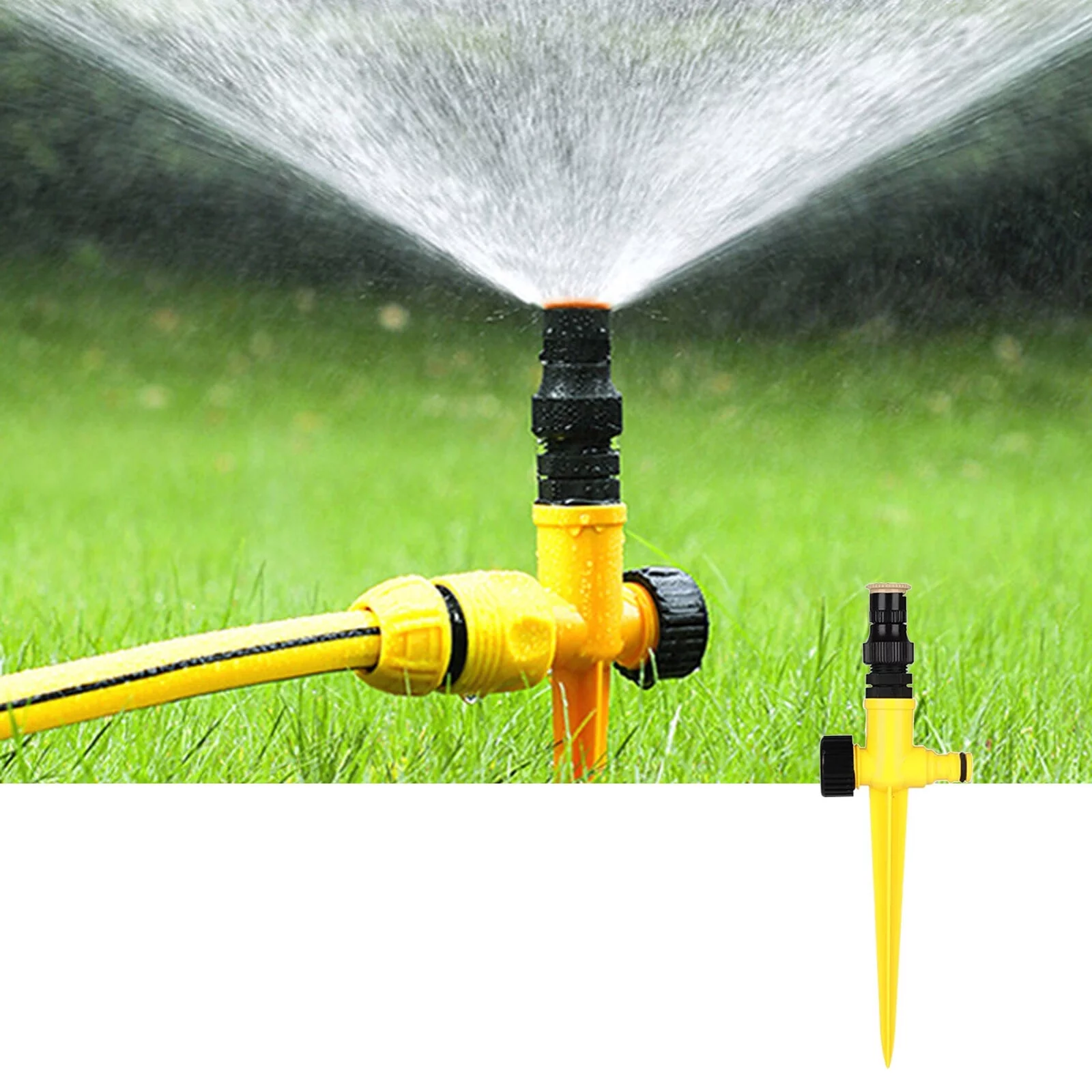 Mortilo 360° Rotating Automatic Irrigation System Garden Lawn Sprinkler Garden Sprinkler for Patio