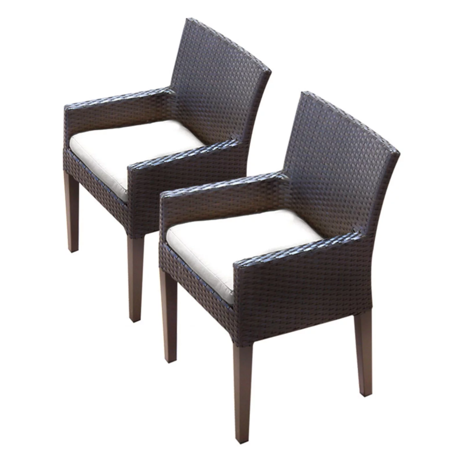 TK Classics Napa Outdoor Dining Chair with 2 Cushion Covers - Set of 2