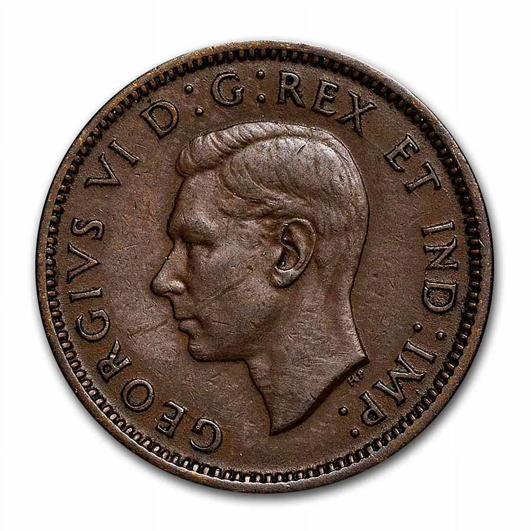 Canada 50-Coin Roll Copper Cents Avg Circ